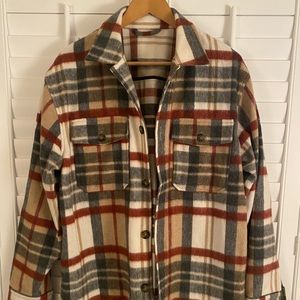 Zara Plaid Overshirt